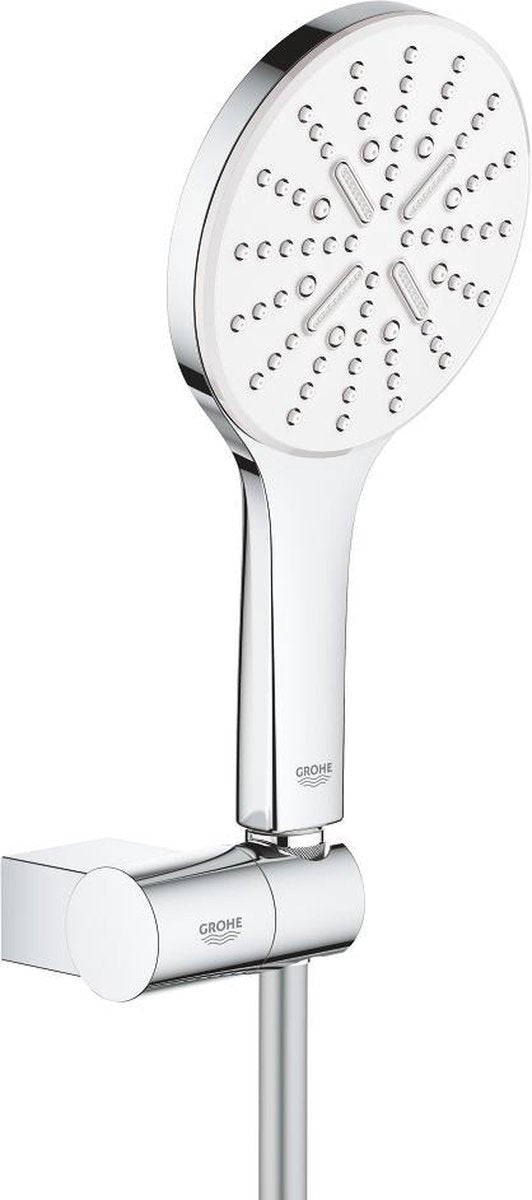 Set doccia Grohe Rainshower smartactive130 - orientabile - cromo moon white - 26580ls0