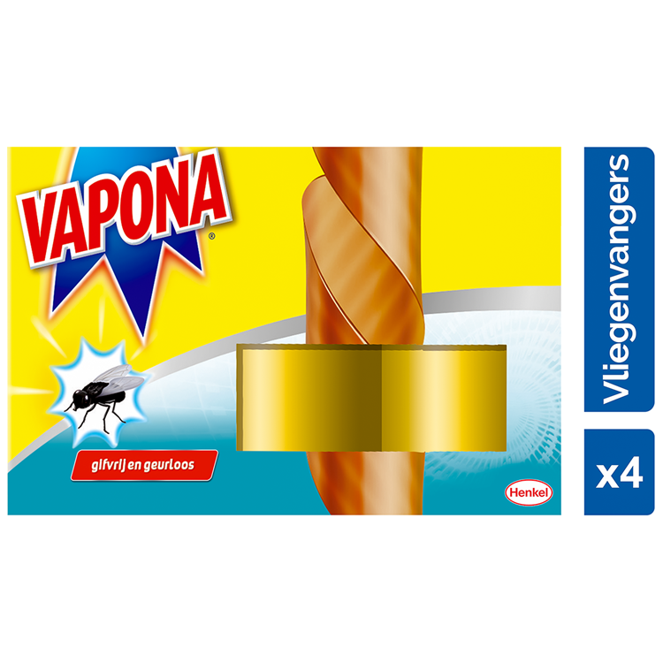 Vapona 1061627 - pigliamosche 4 pz | 12 pezzi