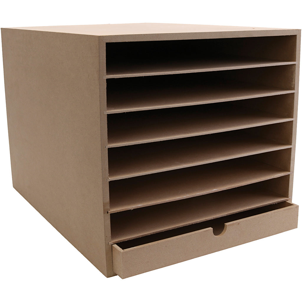 Unidad de almacenamiento de papel de Creativ Company, H: 32 cm, D: 45 cm, B: 32 cm, A3, 1 pieza