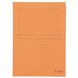 L-covers 50104e carta 31x22cm finestra scrivibile arancione