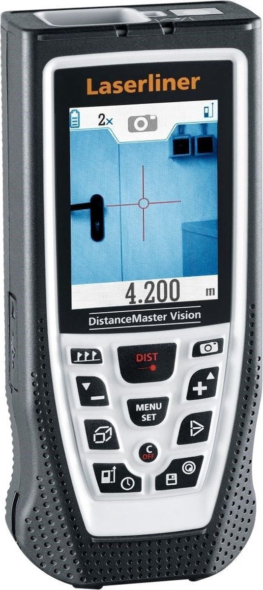 Laserliner distancemaster vision laserafstandsmeter met camerafunctie in koffer - 80m