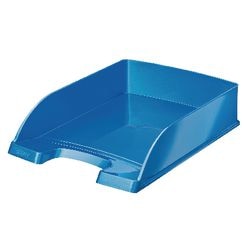 Scomparti per lettere wow leitz A4 blu metallizzato impilabile
