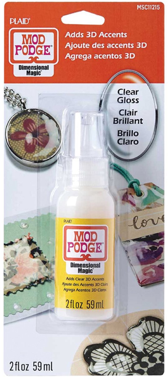 Mod podge magia dimensional cardada, 59 ml 2 oz.