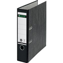 Ordner leitz 1080 karton a4 staand breedte 8cm duimgat rugetiket schutblad