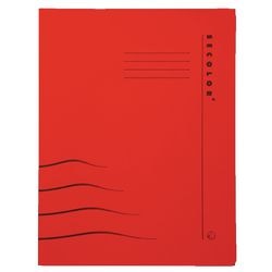 Cartella con clip secolor djois a4 25x31cm rosso