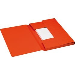 Carpeta archivadora djois 3183615 cartulina 270g m2 a4 35x24cm roja estampada 3 solapas