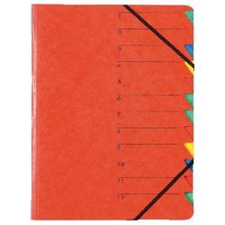 Ordinamento cartella pagina rossa a4