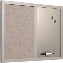 Lavagna bianca rs soho magnetica 45x60 cm argento