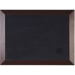 Bacheca bi-ufficio kamashi 60x45cm cornice marrone
