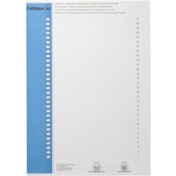 Strisce pilota n. 9 elba 130100 Barra colore blu 15,6x0,9 cm