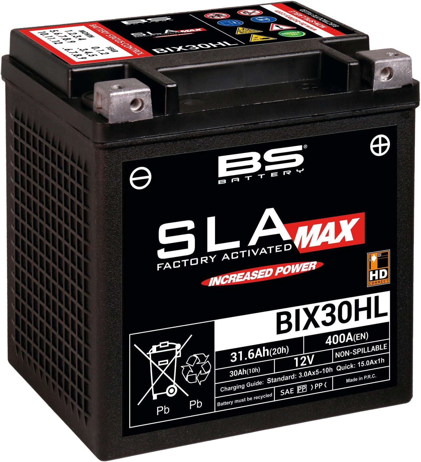 Batteria BS batteria Bix30HL BS SLA-MAX HD