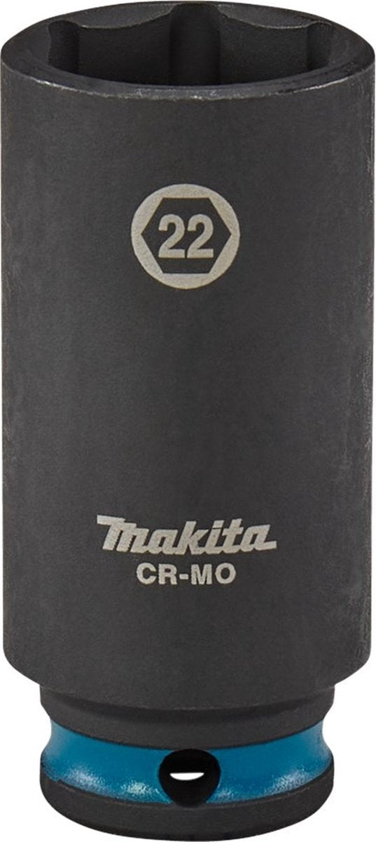 Bussola a impatto Imp makita act nera, lunga 3 8 22 mm - e-16396