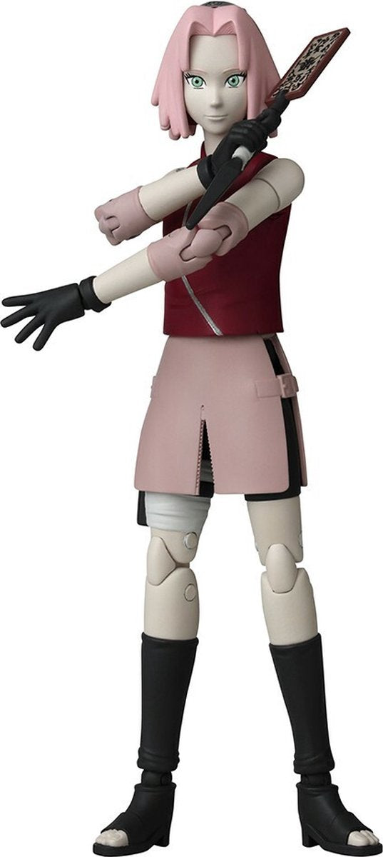 Bandai - anime heroes - naruto shippuden - sakura haruno figuur 17 cm - sakura action figuur - 36909