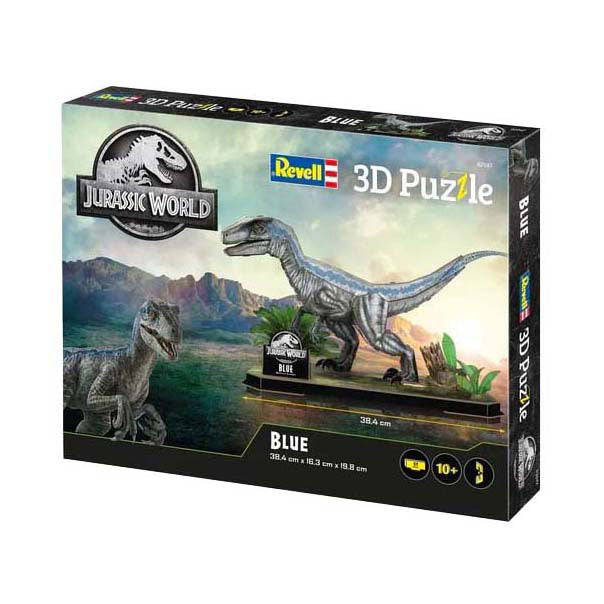 Kit de construcción de rompecabezas 3D Revell Jurassic World - Velociraptor - 57 piezas.