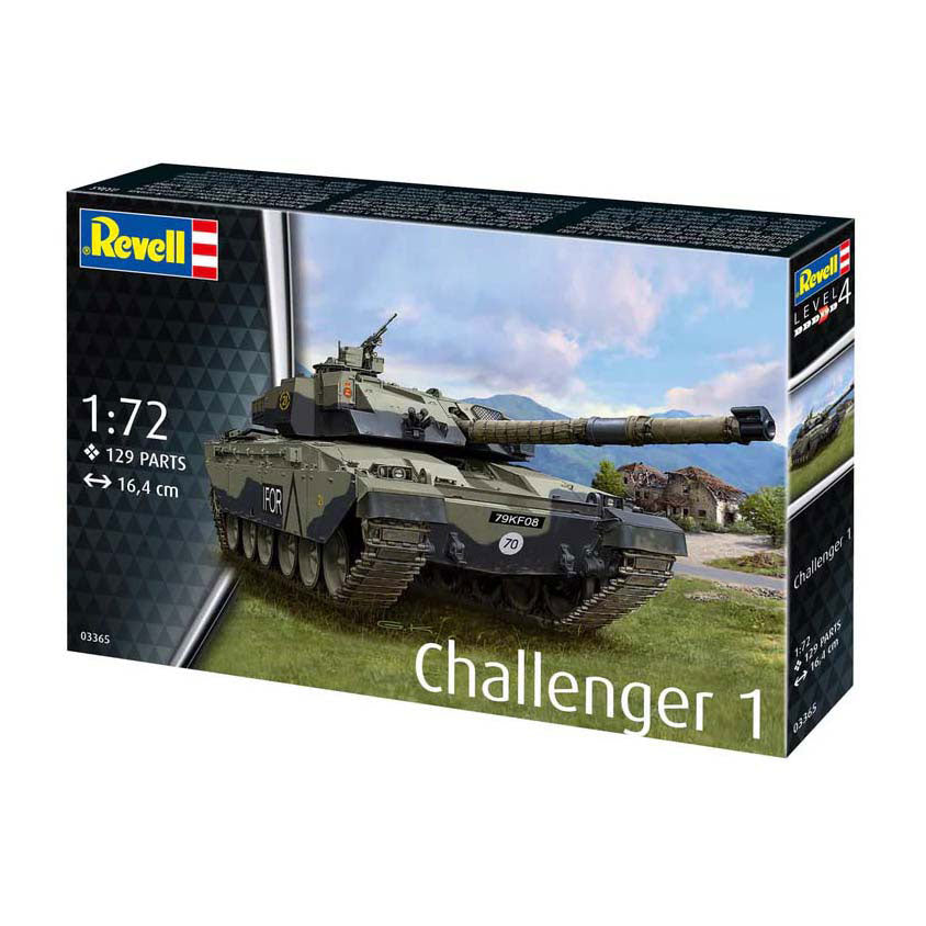 Kit modello Revell - Challenger 1 1:72 - 129 pz.