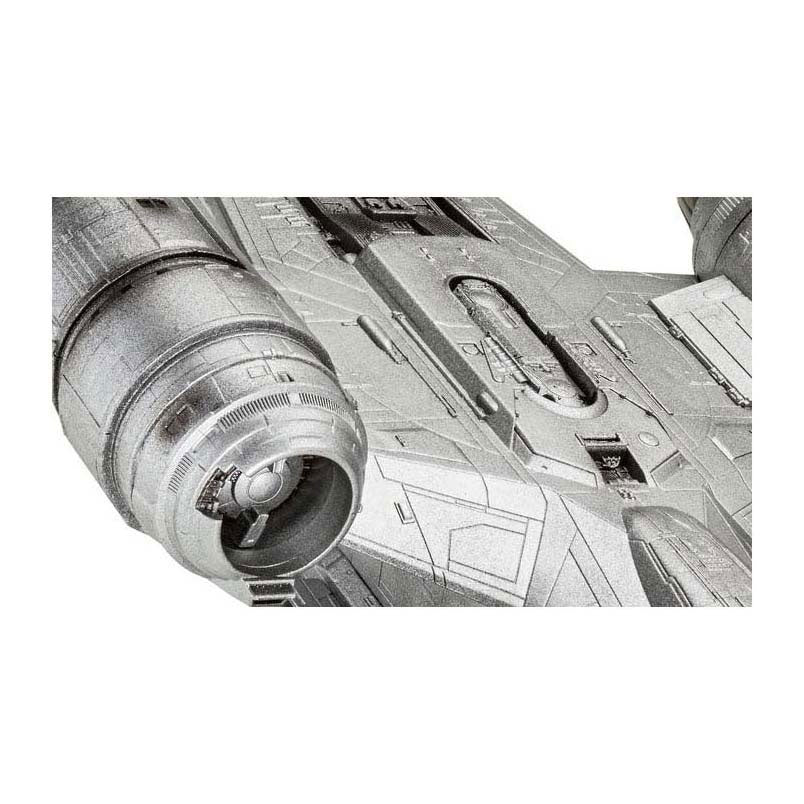 Revell model kit star wars - rasoio crest the mandalorian 1:72 - 101 pz.