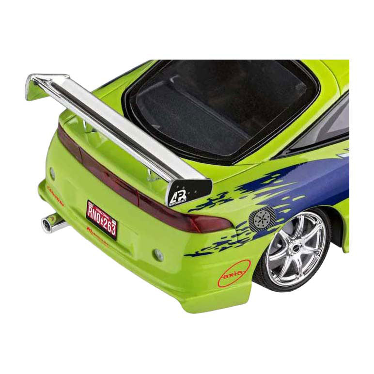 Maqueta Revell rápido y furioso - mitsubishi eclipse 1995 de brian 1:25 - 75 piezas.