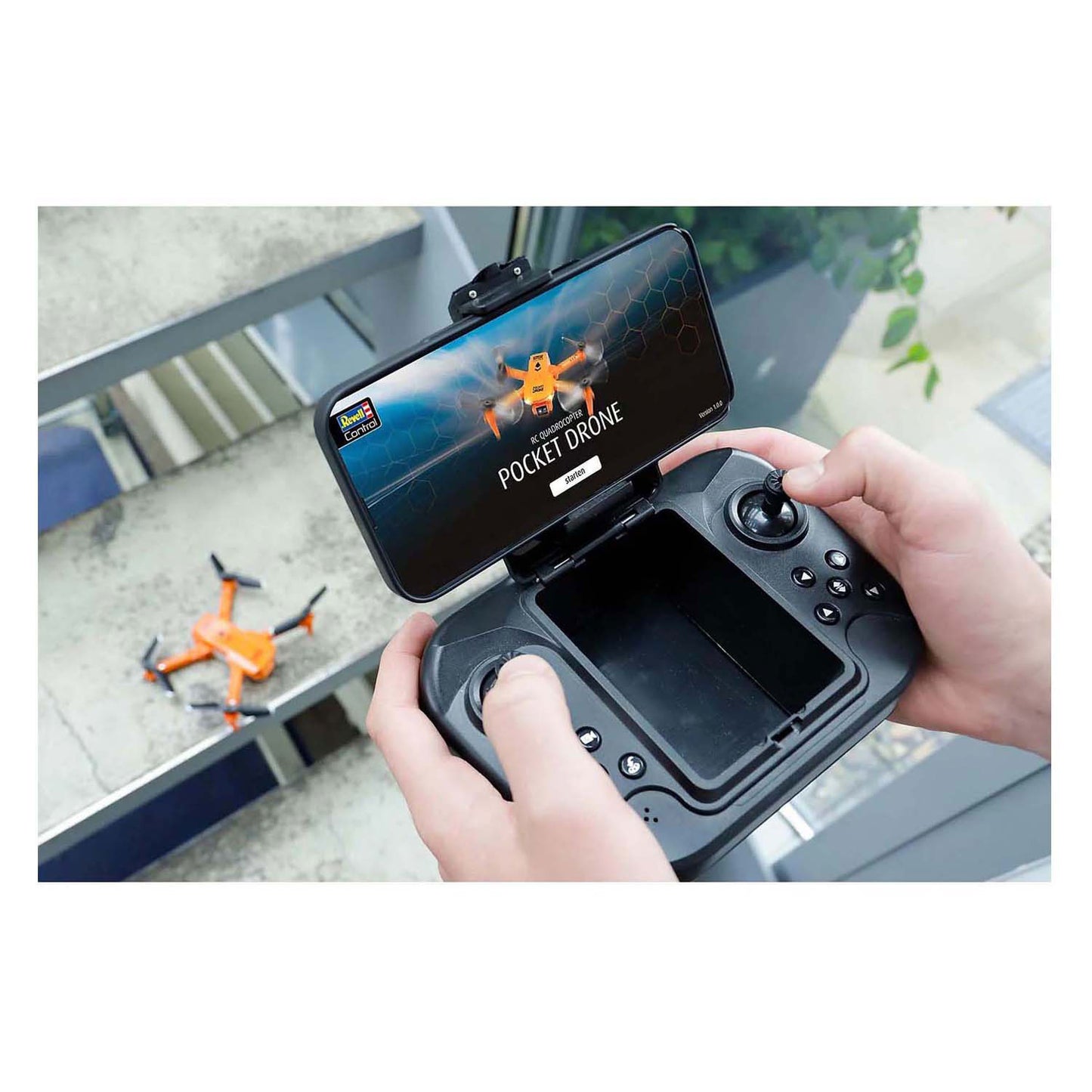 Drone tascabile quadricottero RC Revell