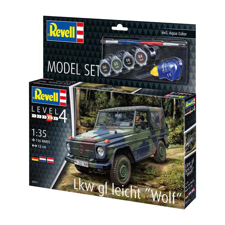 Kit modello Revell - lkw gl light wolf 1:35 - 116 pz.
