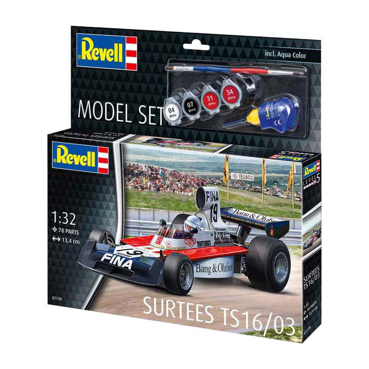 Kit modello Revell - surtees ts16 03 formula 1 1:32 - 78 pz.