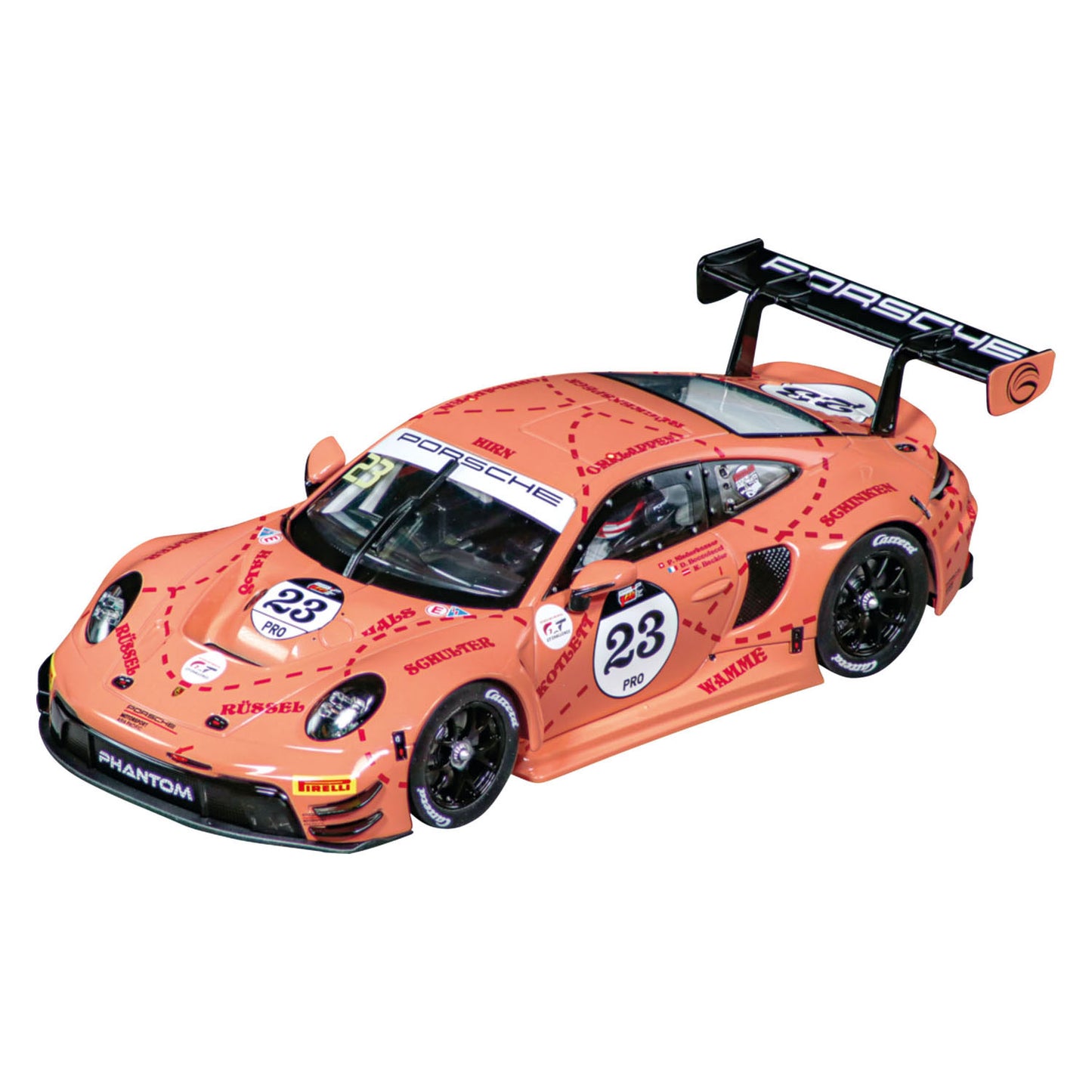 Carrera digital porsche 911 gt3 r phantom global racing, no.23 suzuka 2025 - 1:24
