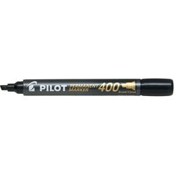 Rotulador permanente piloto 400 punta cincel negro