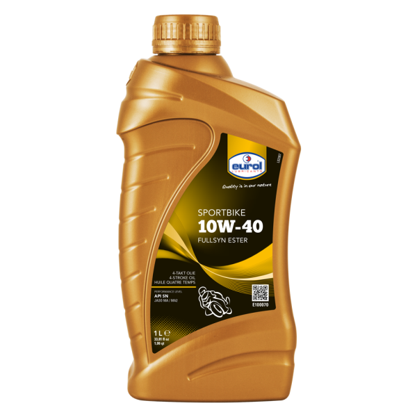 Eurol Volyntetic Motor Oil Sport-Bike 10W-40 per motociclette a 4 tempi
