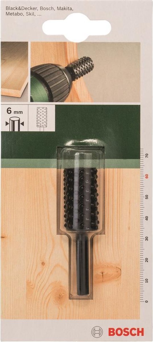 Bosch - raspa per legno, cilindrica 15,0 x 30 x 60 mm