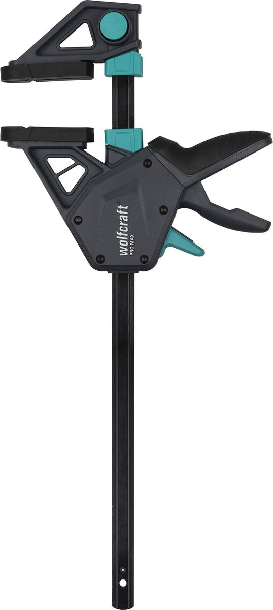 Wolfcraft - abrazadera de una mano - abrazadera de pegamento pro max 150 mm - abrazadera de pegamento - abrazadera de liberación rápida - 3070000