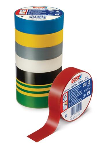 Cinta aislante Tesa roja 19mm 25mtr(h)