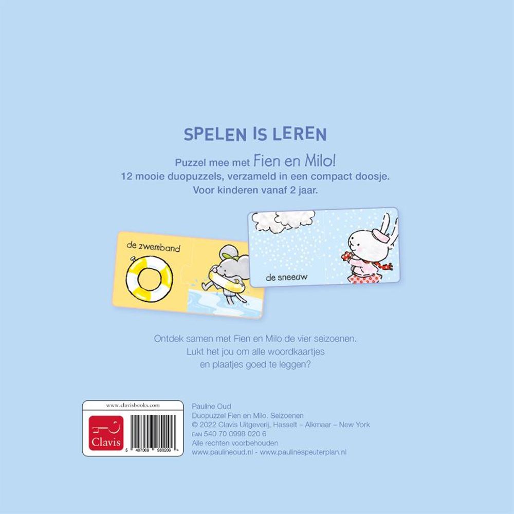 Duo puzzle fien e milo. 2+