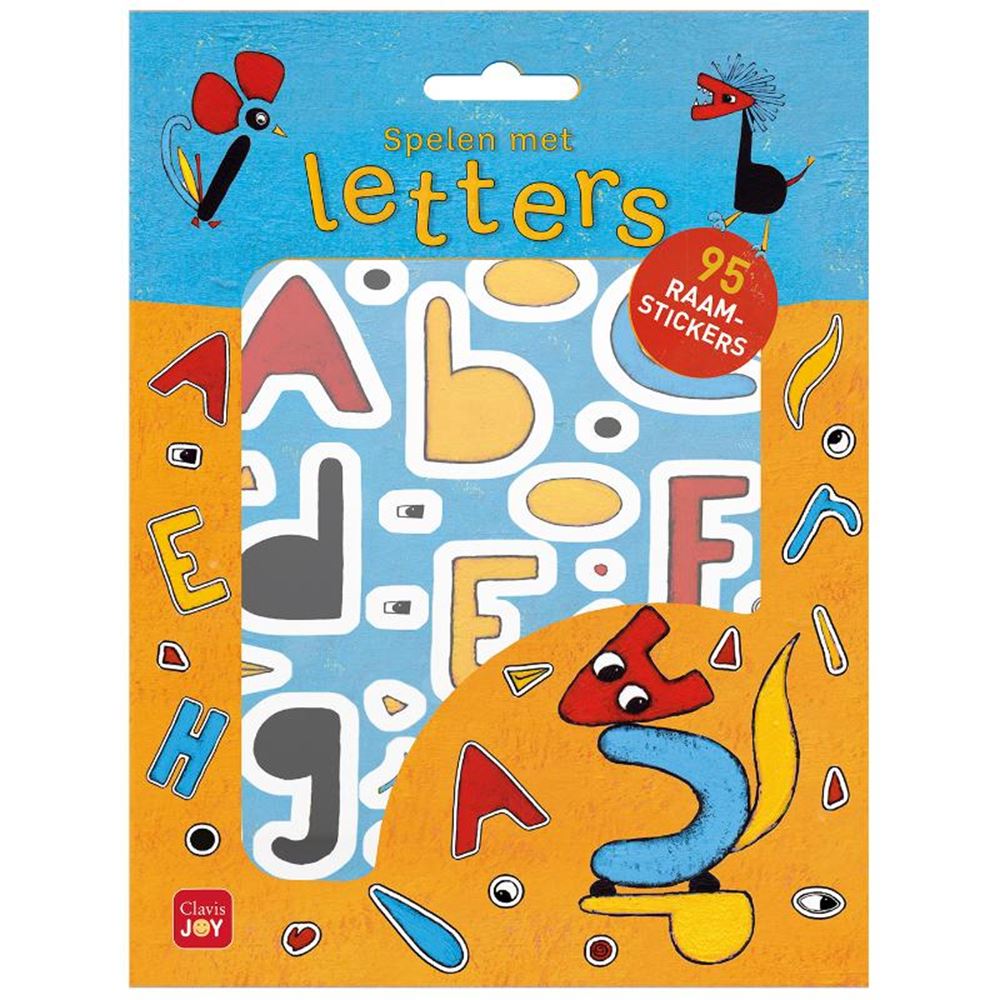 Clavis gioca con il set di adesivi con lettere. 3+