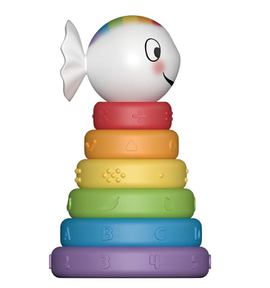 Torre apilable de pescado blanco pequeño 0+