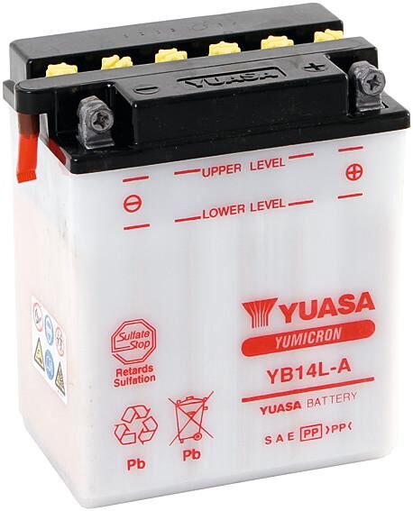 Batteria yuasa yb14l-uno standard senza sp