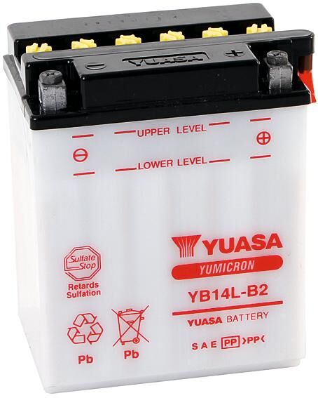 Batteria Yuasa YB14L-B2 Standard senza SP