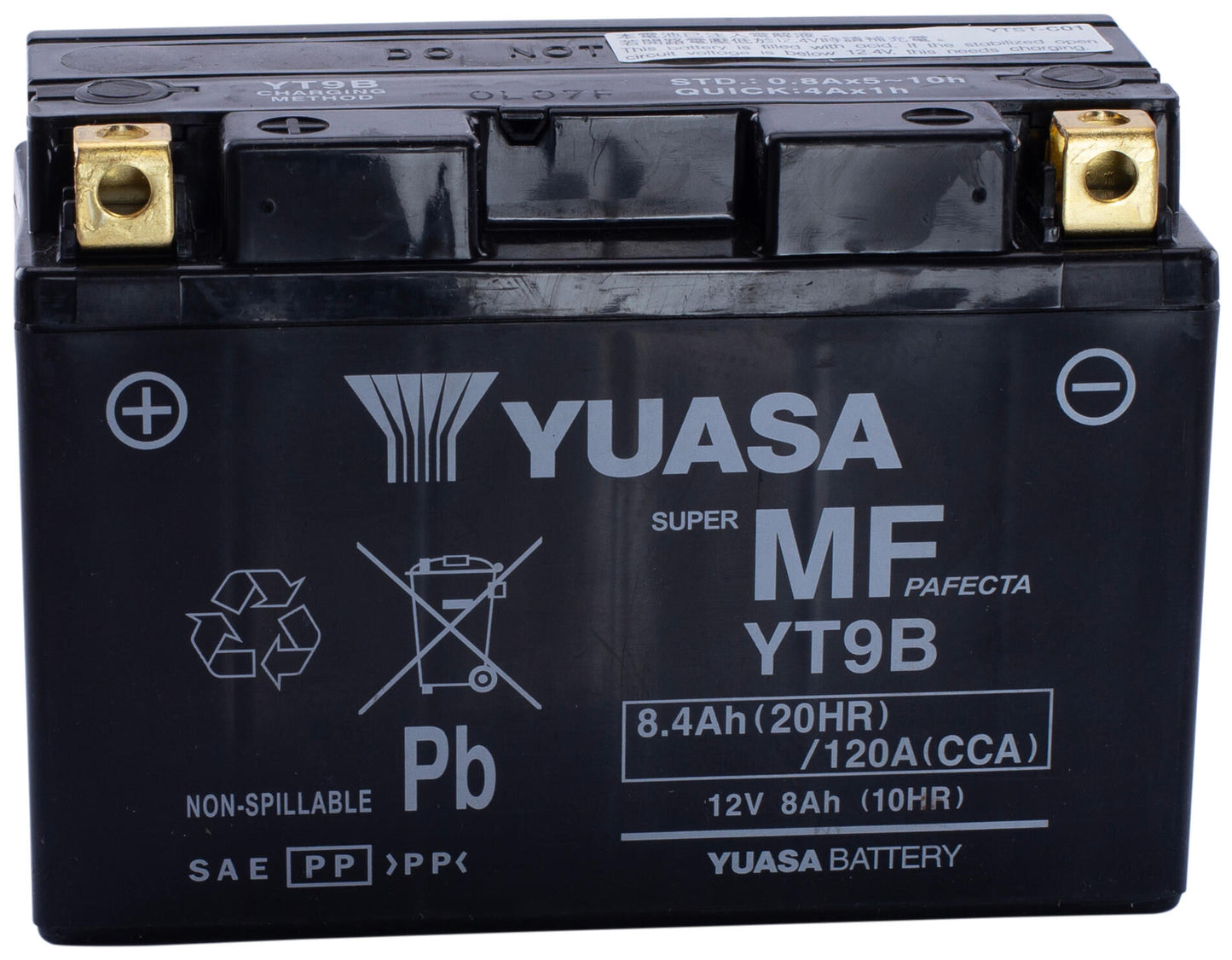 Batería Yuasa YT9B AGM