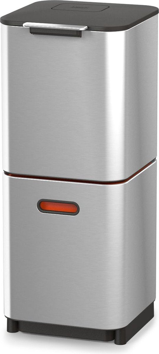 Joseph joseph intelligent waste prullenbak totem 2.0 compact recycler - 40 l - zilver