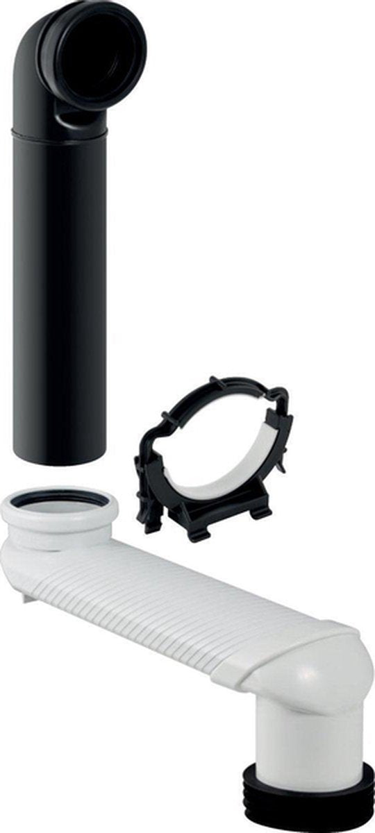 Geberit monolith afvoerbocht d90 vloer-wc met sprongbocht d90 110