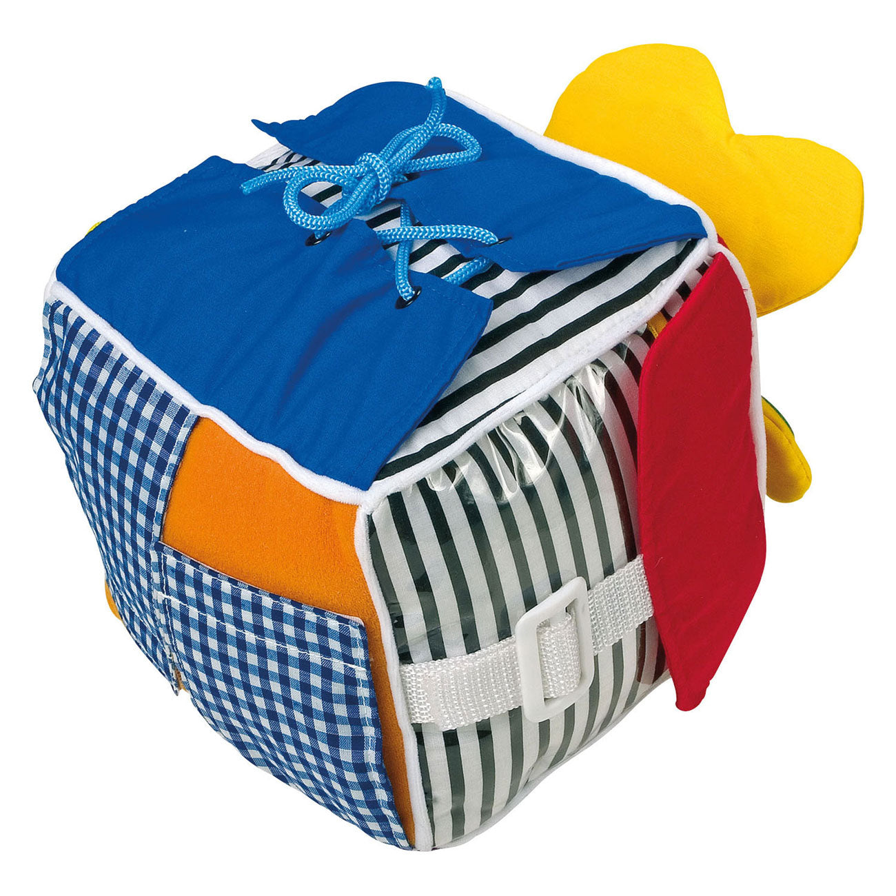 Pequeño pie bebé cubo naturaleza peluche