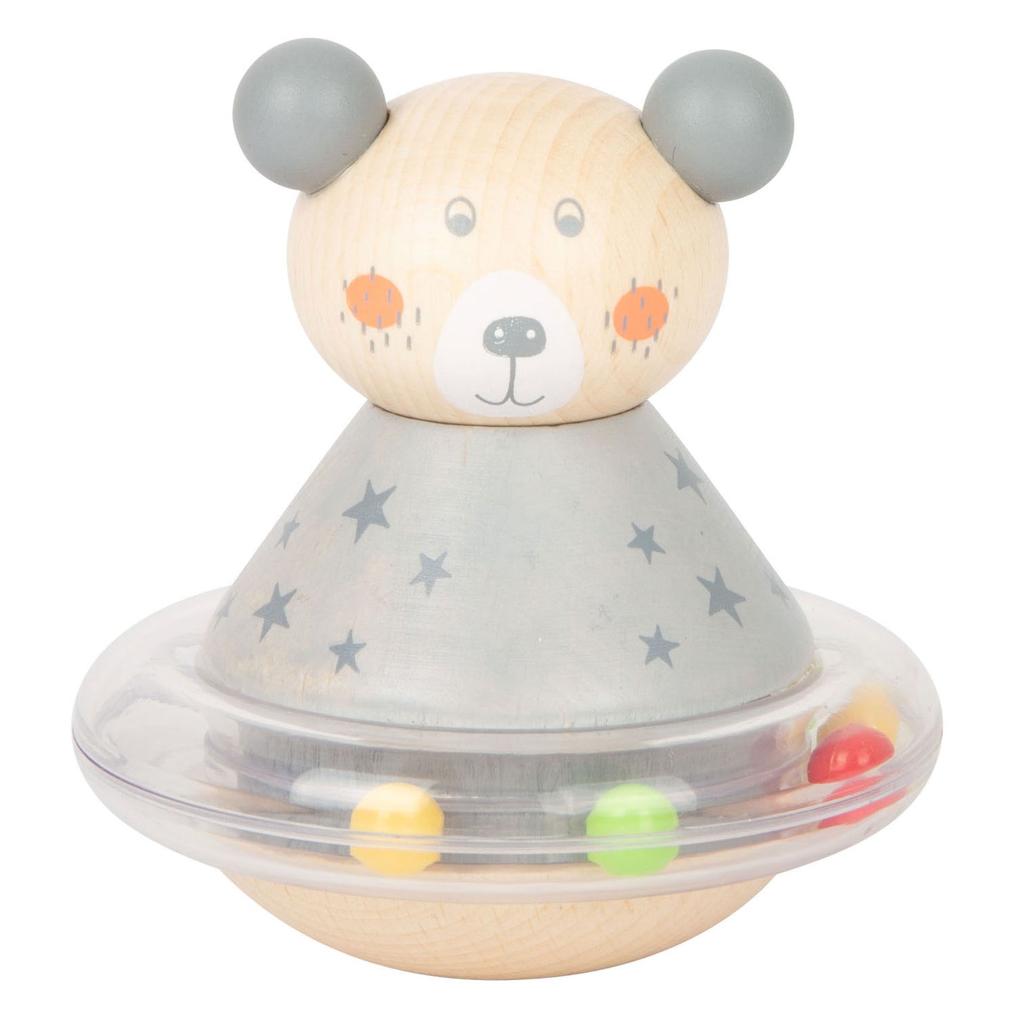 Small foot - Orsetto sonaglio bicchiere in legno, per pezzo