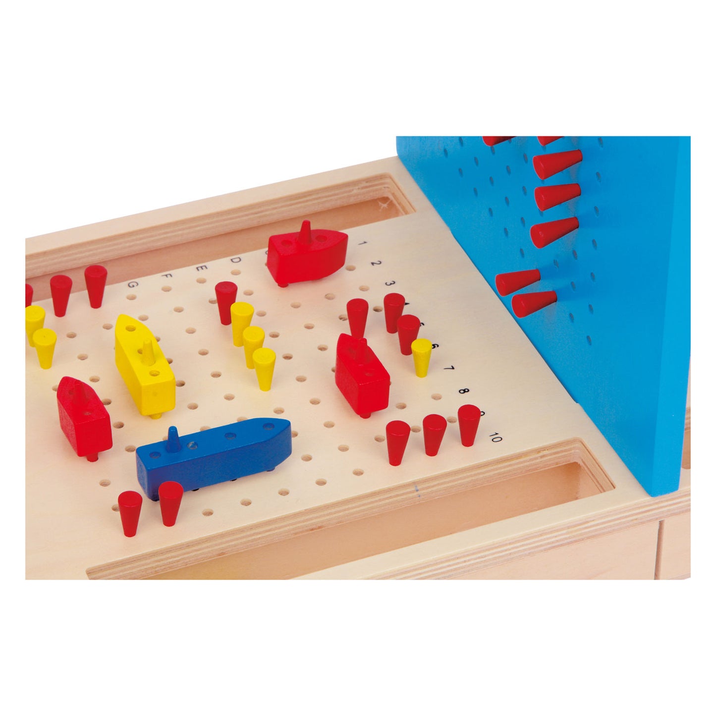 Battillo de juego de pensamiento de madera de pie pequeño