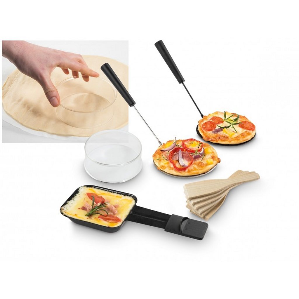 Fritel pr3130 griglia per pizza e raclette nera