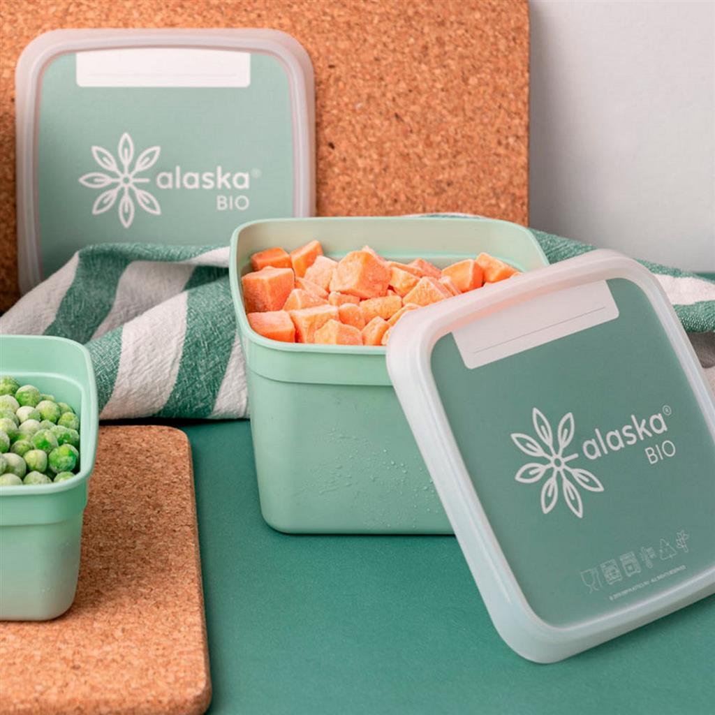 DBP DBP Alaska Scatole congelate quadrate 0,75L 3 pezzi Mint Green