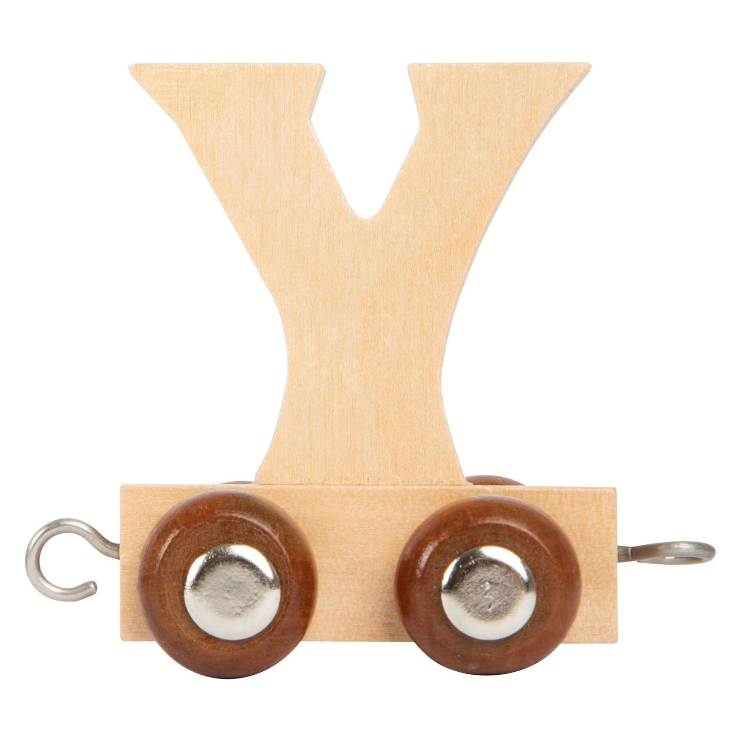 Carattere di legno a piede piccolo y