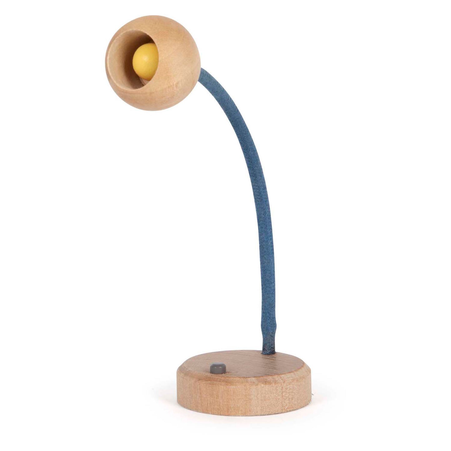 Muebles de casa de muñecas de madera de pie pequeño sala de estar