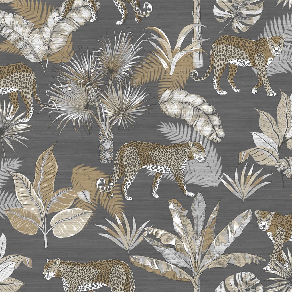 Oggetti olandesi da parati olandesi leopardi grigio e beige