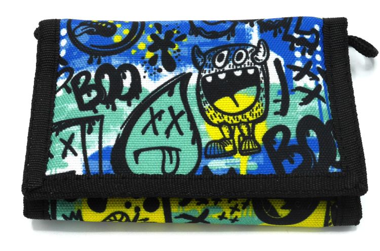Portafoglio per bambini Jim Jam con stampa graffiti