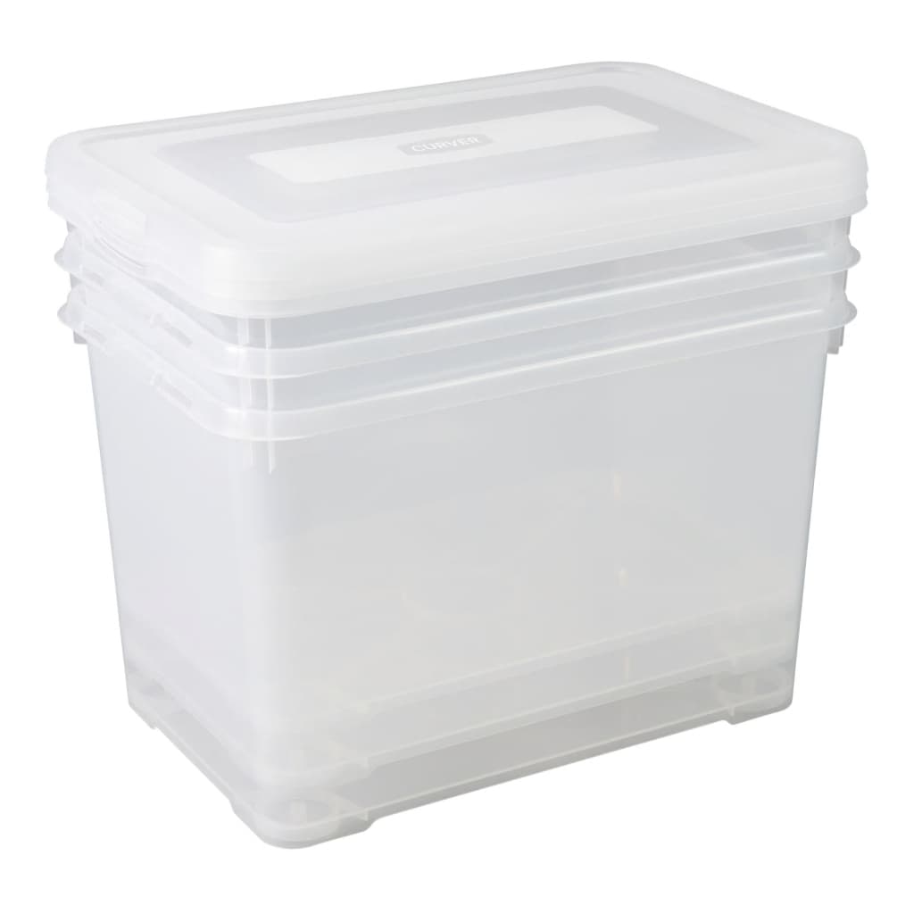 Curver Curver Storage Box Set Handy 3x65 L Transparente