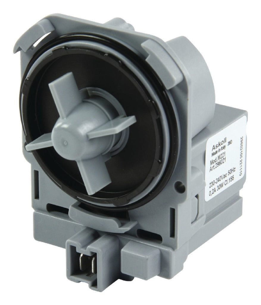Askoll Askoll W1-07174-AK Drening Pump senza casa pompa con collegamento a griglia per Bosch Siemens, tra gli altri