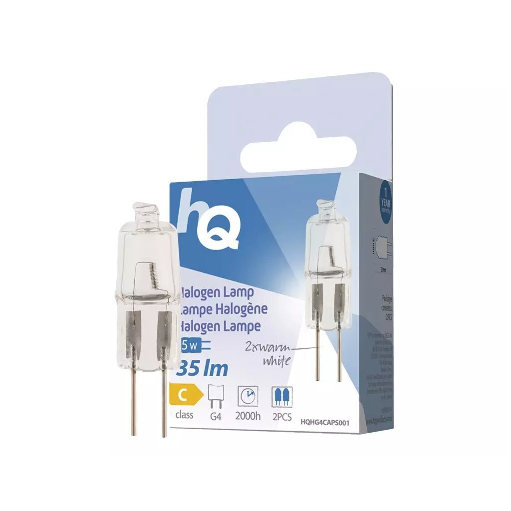 Lampada alogena HQ HQ G4 5W 35LM Bianco caldo 2 pezzi